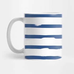 Navy stripes Mug